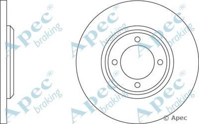 APEC BRAKING dsk158 -  Тормозной диск